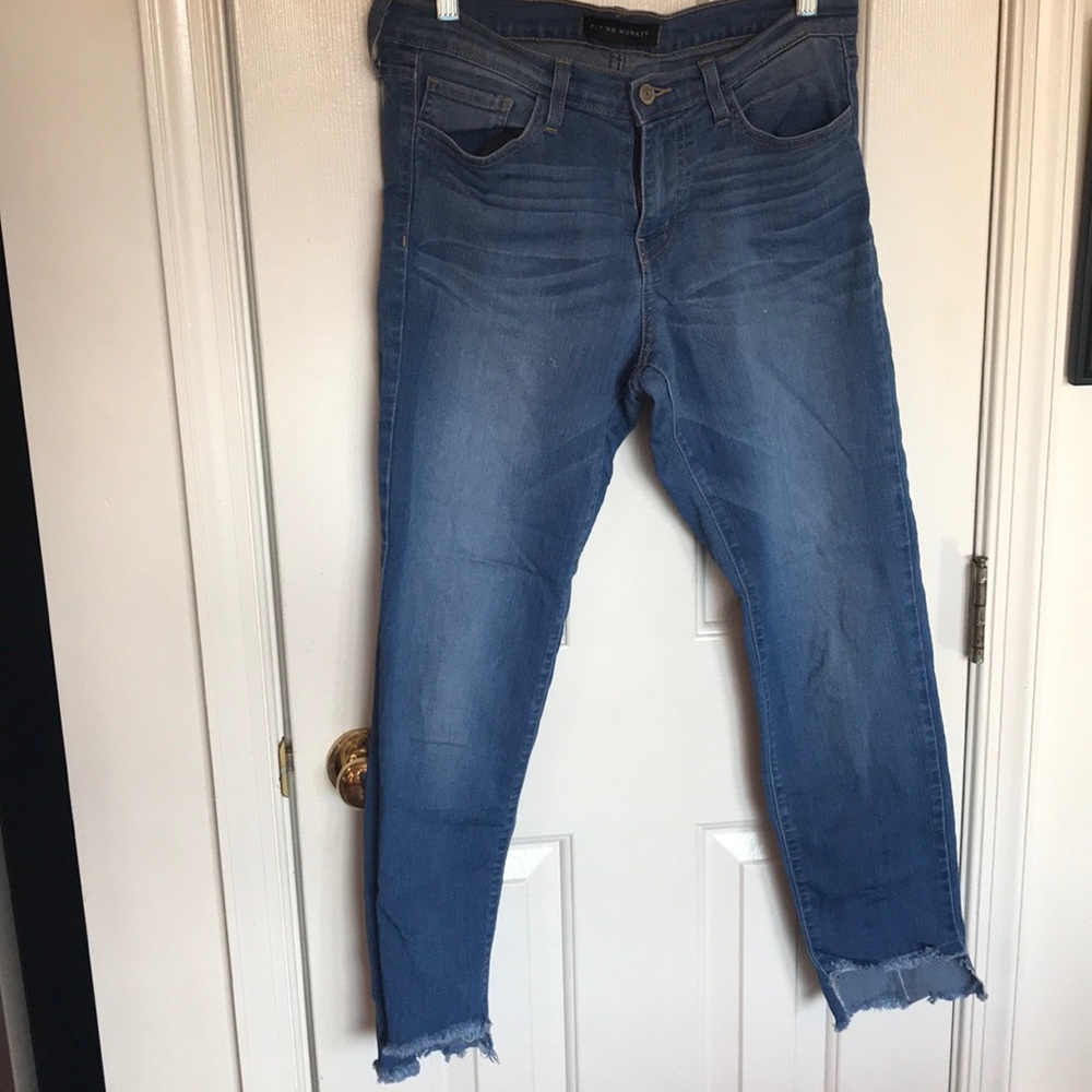 FLYING MONKEY Raw hem jeans